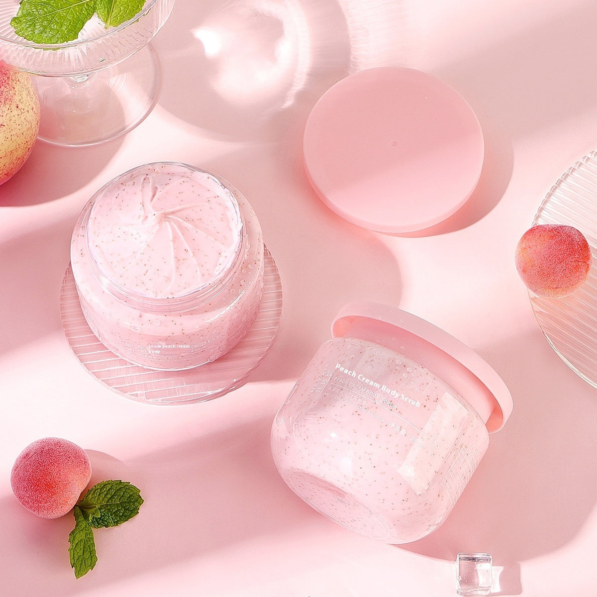 Peach Body Scrub Cream