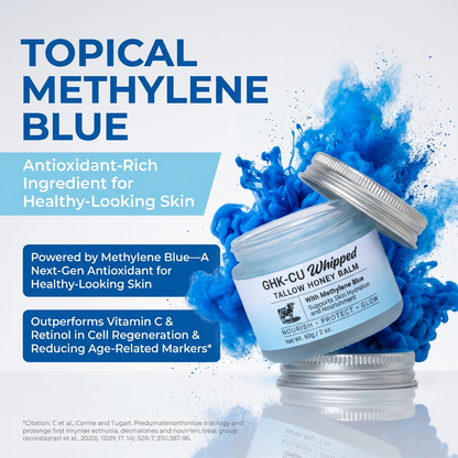 Cofulta GHK-CU Whipped Tallow Honey Balm with Methylene Blue (Copy)